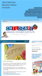 Mobile Screenshot of childcarebusinessowner.com